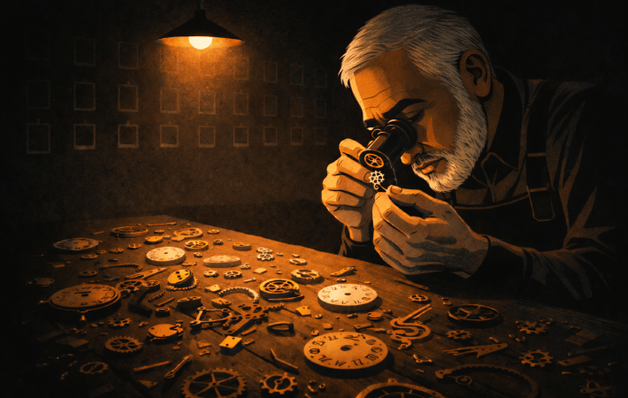 Hayatira – 4e nacht: de horlogemaker  (Een Sci-Fai sprookje)