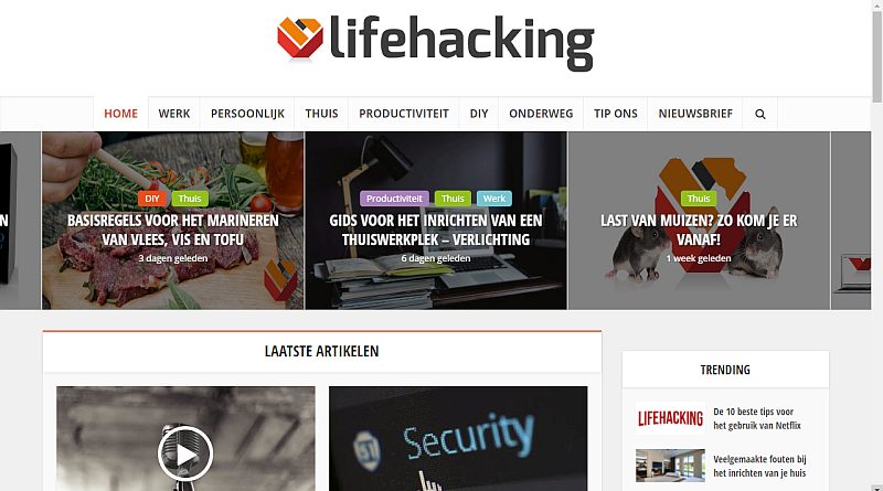 Recensie Lifehacking.nl: levendig en nuchter