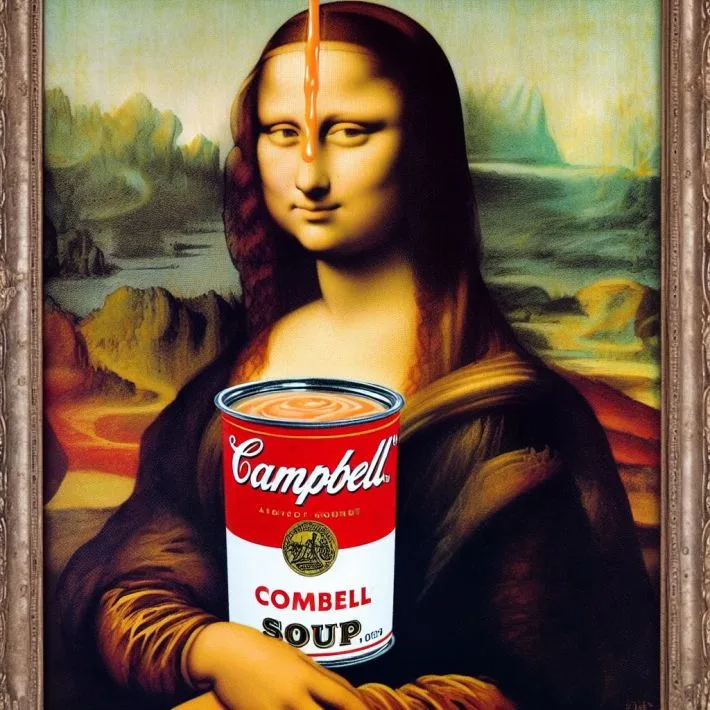 Soep voor de Mona Lisa een artistieke aanslag