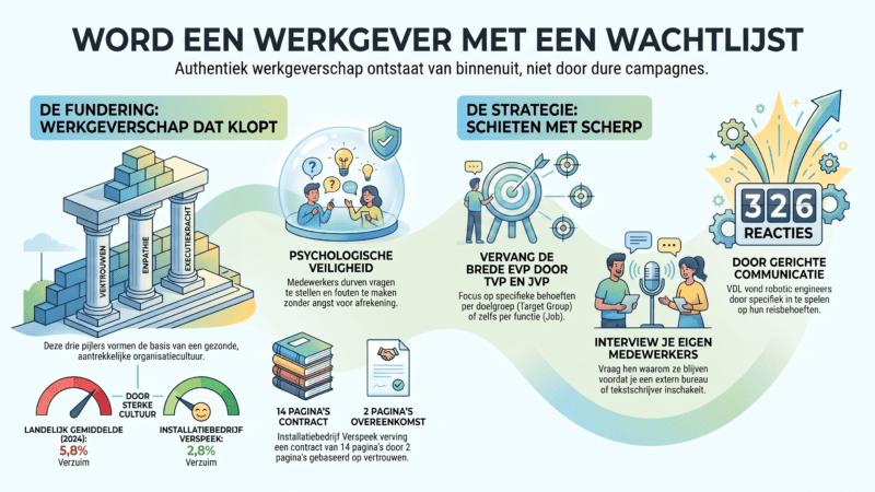 Aantrekkelijk werkgeverschap: ‘Weg met de EVP, luister naar je medewerkers’