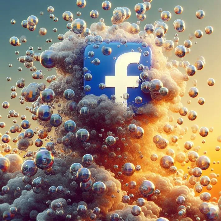 De bubbels van het jarige Facebook